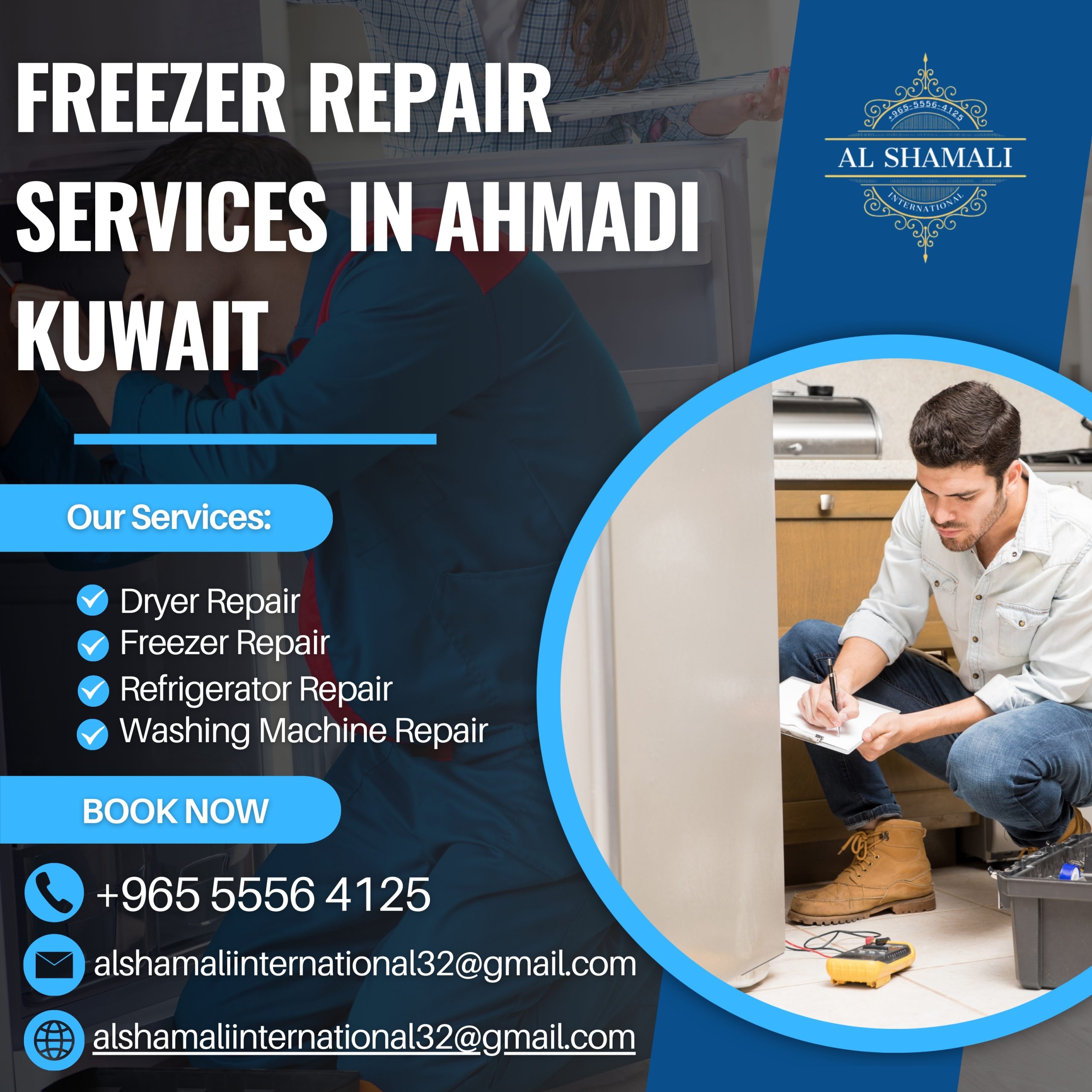 freezer repair services in ahmadi kuwait